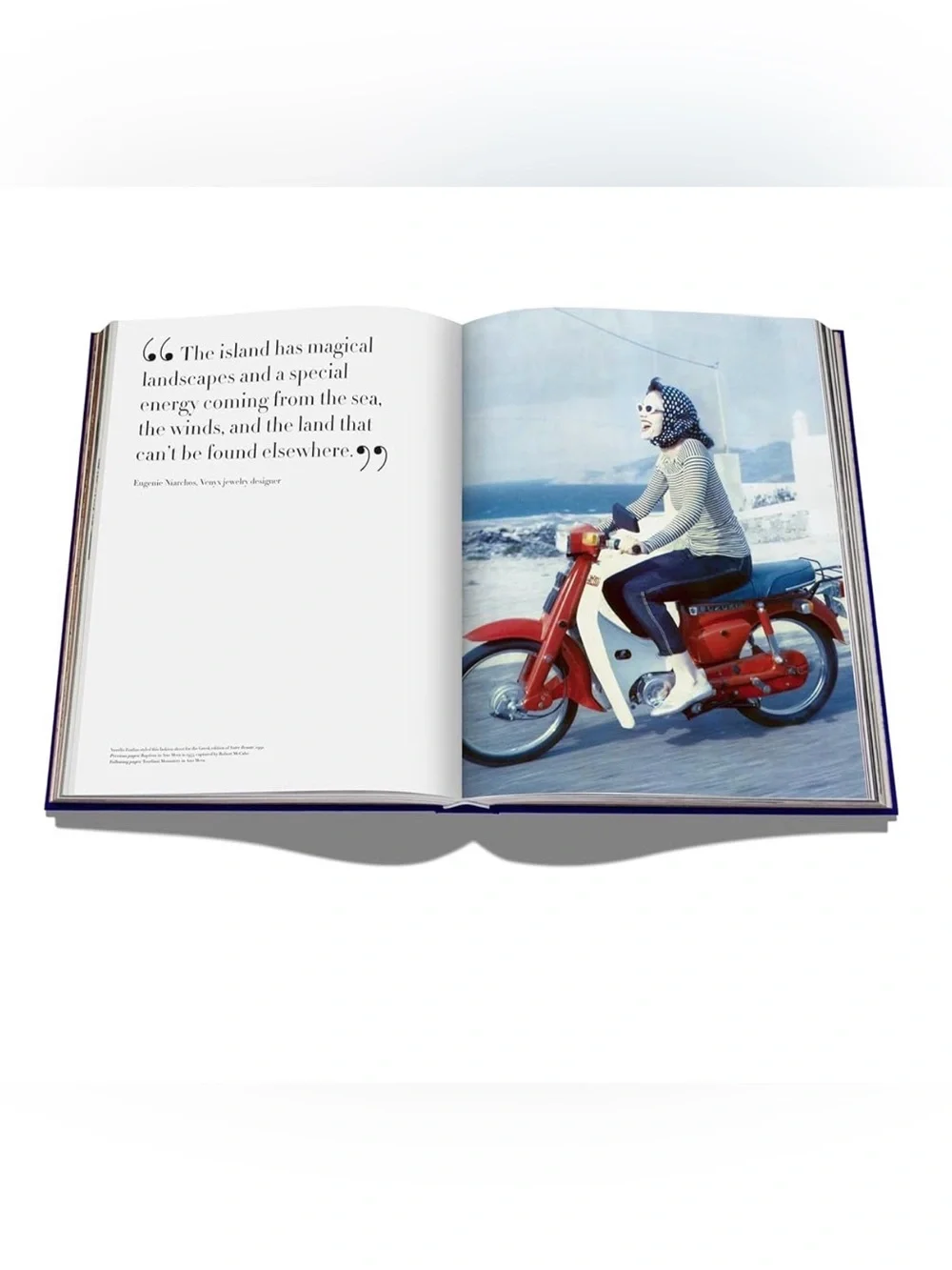 Assouline Mykonos Muse Coffee Table Book